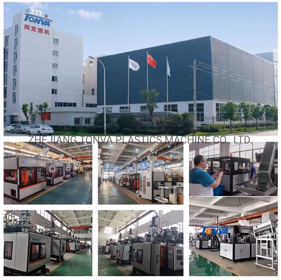 Máquina de moldagem por sopro e moldes totalmente automáticos para produção de garrafas líquidas de detergente plástico Tonva
